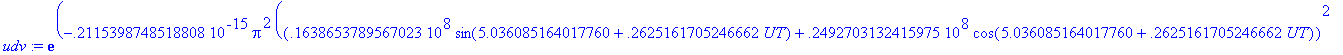 udv := exp(-.2115398748518808e-15*Pi^2*((16386537.8...
