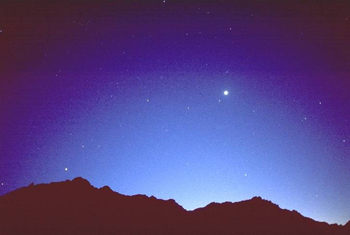 Brightest Star In The Sky. Venus as a right star