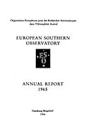 ESO Annual Report 1965 (SOLD OUT)