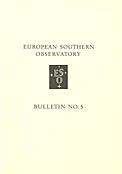 Bulletin 05 - European Southern Observatory (SOLD OUT)