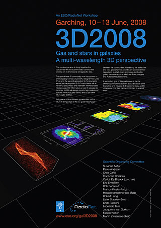 Poster: 3D2008 - Gas and Stars in Galaxies 