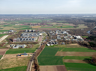 Aerial view of ESO headquarters