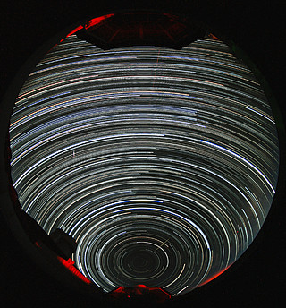 Southern Hemisphere circumpolar star trails
