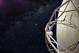 Antenna against the Stars