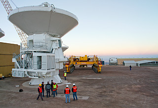 First European ALMA Antenna Handed Over to Joint ALMA Observatory