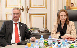 Tim de Zeeuw with Beatrix Karl