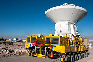 La primera antena europea de ALMA fue entregada al observatorio