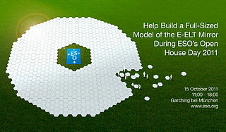 The E-ELT’s mirror (artist's impression)