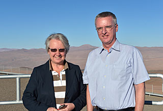 Bundes-Bildungs- und Forschungsministerin Annette Schavan zu Besuch am Paranal