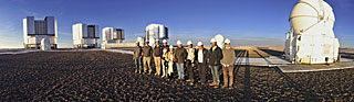 Workshopteilnehmer besuchen das Paranal-Observatorium der ESO