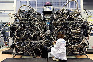 MUSE kurz vor seinem Transport nach Chile