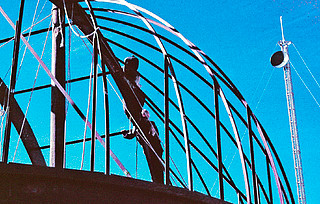 Assembling the ESO 1-metre telescope