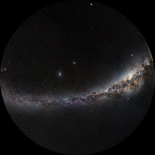Fisheye view of the Southern Sky