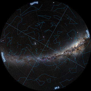 Fisheye view of the Southern Sky