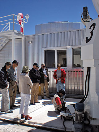 Delegation from the University of Liège at Paranal