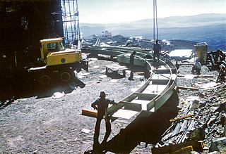Assembling the ESO 3.6-m telescope dome