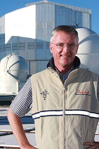 Prof. Tim de Zeeuw visiting Paranal Observatory