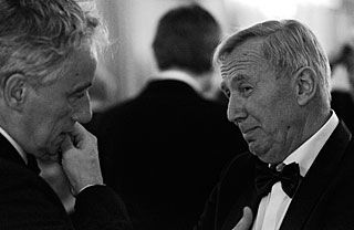 Pierre Cox and Thijs de Graauw at the ESO 50th Anniversary Gala Event