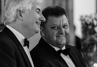 Pat Roche and Adrian Russell at the ESO 50th Anniversary Gala Event