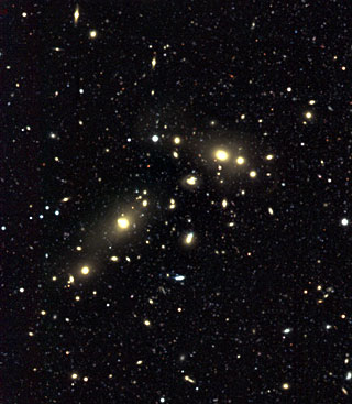 Cluster of galaxies CL0053-37 in NGC 300 field