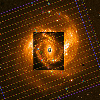 MOS observation of spiral galaxy NGC 4303