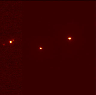 Pluto, Cháron a trojhvězda P126 A, B, C
