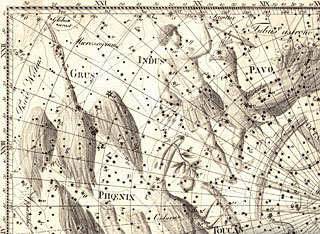 The southern constellation Indus