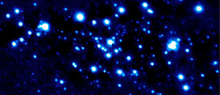Snímek středu Galaxie