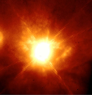 K-band image of the unstable star Eta Carinae