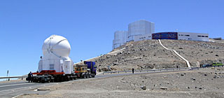The First Auxiliary Telescope on its Way to the Observing Platform