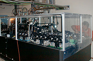 AMBER at the VLT Interferometric Laboratory