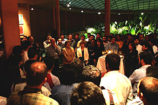 President Lagos Meets with ESO Staff at the Paranal Residencia