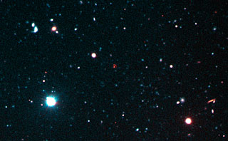 Zoom-in on the Einstein Ring on a Region in Fornax