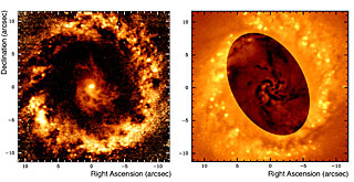 Filamentová struktura NGC 1097