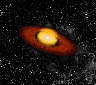 The B[e] Supergiant CPD -57º2874 (Artist's View)
