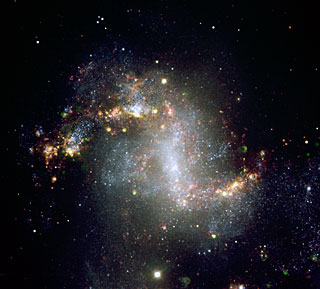 O Topsy-Turvy galáxia NGC 1313 *