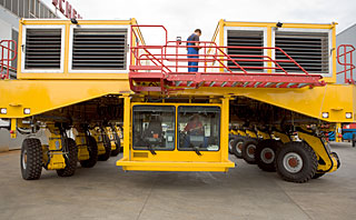The ALMA Transporter - Front View