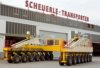 Transportador de ALMA - Vista Lateral Trasera
