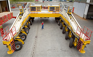 Transportador de ALMA - Vista Trasera