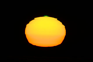 Green Flash at Paranal
