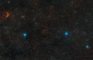 Digitized Sky Survey Image of the double star HD 87643 