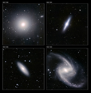 Details of the VISTA Fornax Galaxy Cluster image