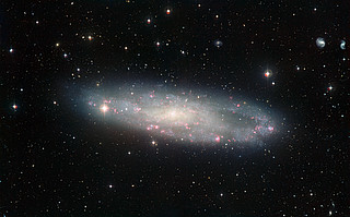 Vista Wide Field Imager da galáxia espiral NGC 247