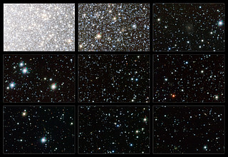 Highlights from the VST image of Omega Centauri