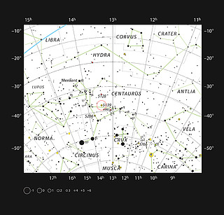El cúmulo globular de estrellas Omega Centauri en la constelación de Centaurus
