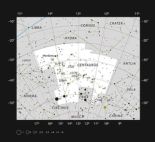 La nebulosa del Pollo Corredor en la Constelación de Centaurus