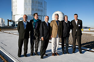 Príncipe Felipe de Bélgica visita el Observatorio Paranal de ESO
