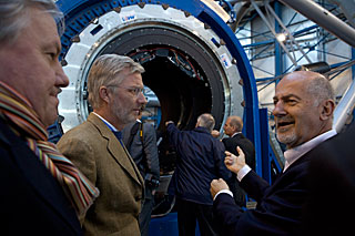 Príncipe Felipe de Bélgica visita el Observatorio Paranal de ESO	