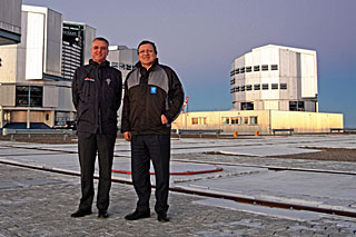 O Presidente da Comissão Europeia, José Manuel Barroso, durante a visita ao Observatório do Paranal do ESO