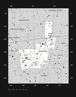 Tähtien lastentarha NGC 6334 Skorpionin tähdistössä